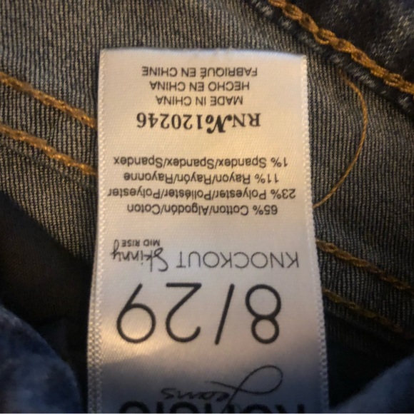 Good used cond Kensie knockout skinny size 8 - Picture 3 of 4